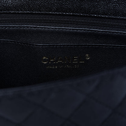 Chanel Caviar Quilted Mini Top Handle Rectangular Flap Black 8 of 9