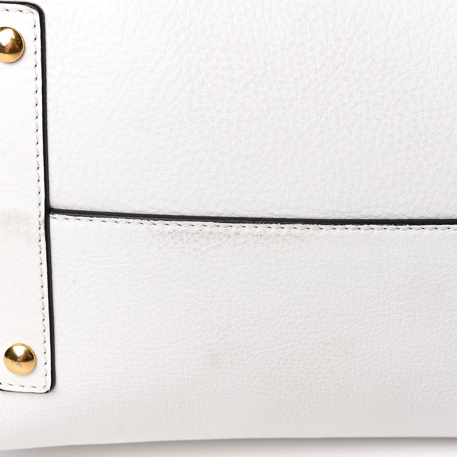 Burberry Soft Grain Calfskin Large Belt Bag White Yellow 13 of 14