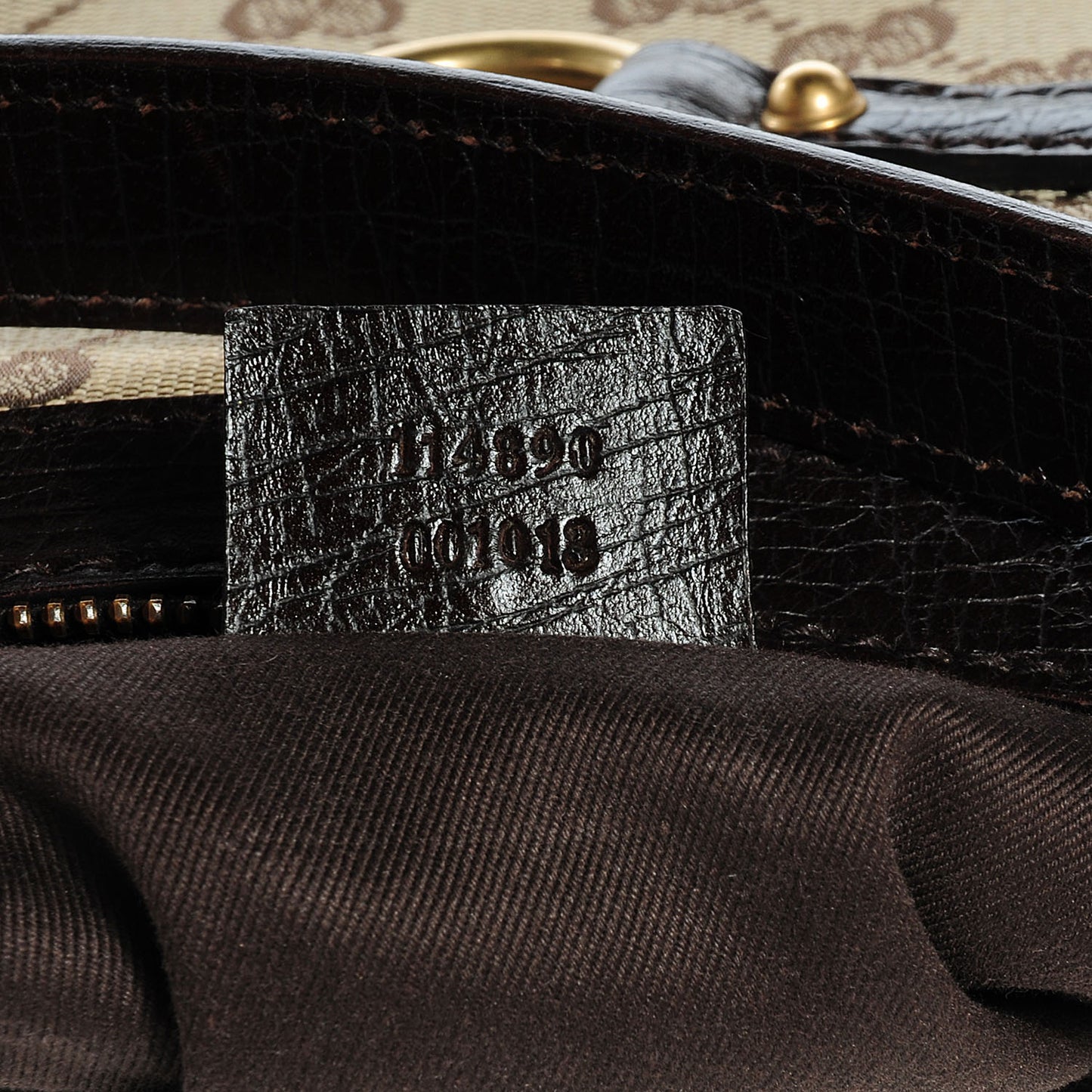 Monogram Horsebit Hobo Brown