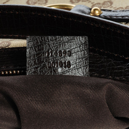 Gucci Monogram Horsebit Hobo Brown 7 of 7
