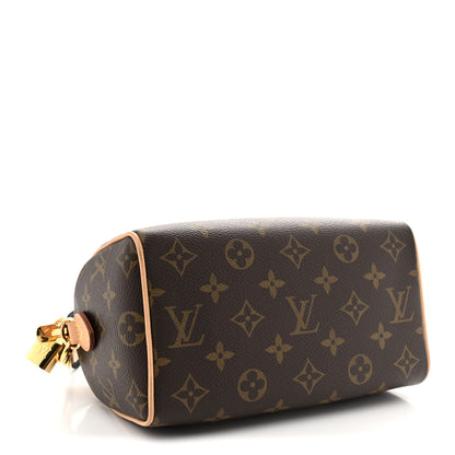 Louis Vuitton Monogram Speedy Bandouliere 20 Black 4 of 10