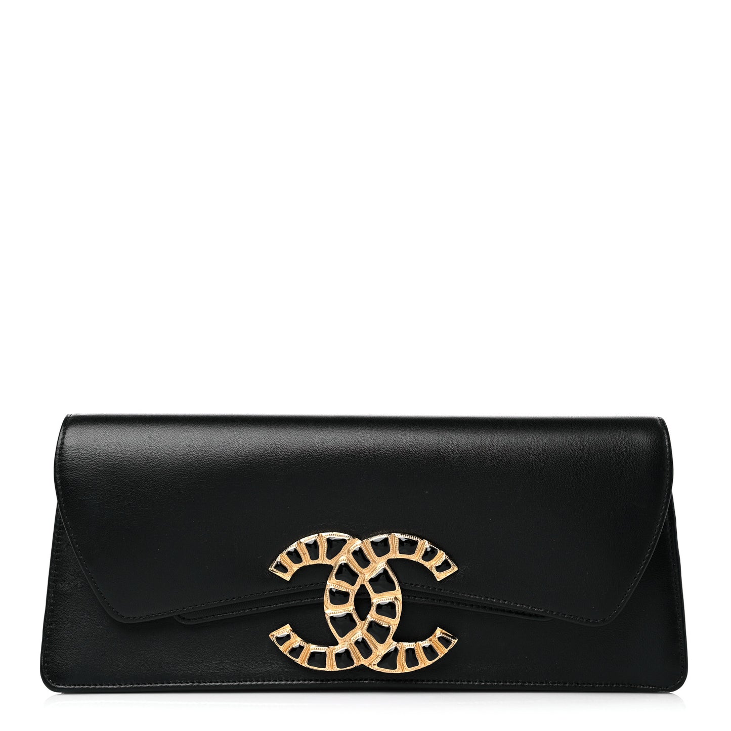 Lambskin Evening In Egypt Clutch Black