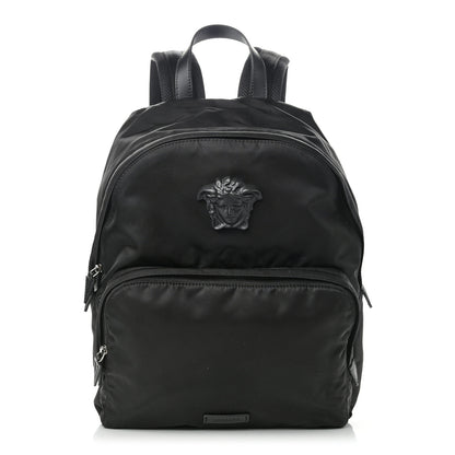 Versace Nylon La Medusa Backpack Black 1 of 12