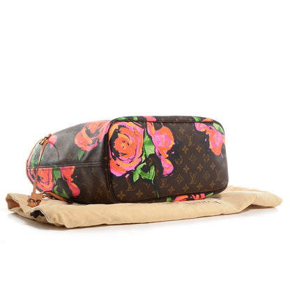 Louis Vuitton Monogram Roses Neverfull MM 4 of 7