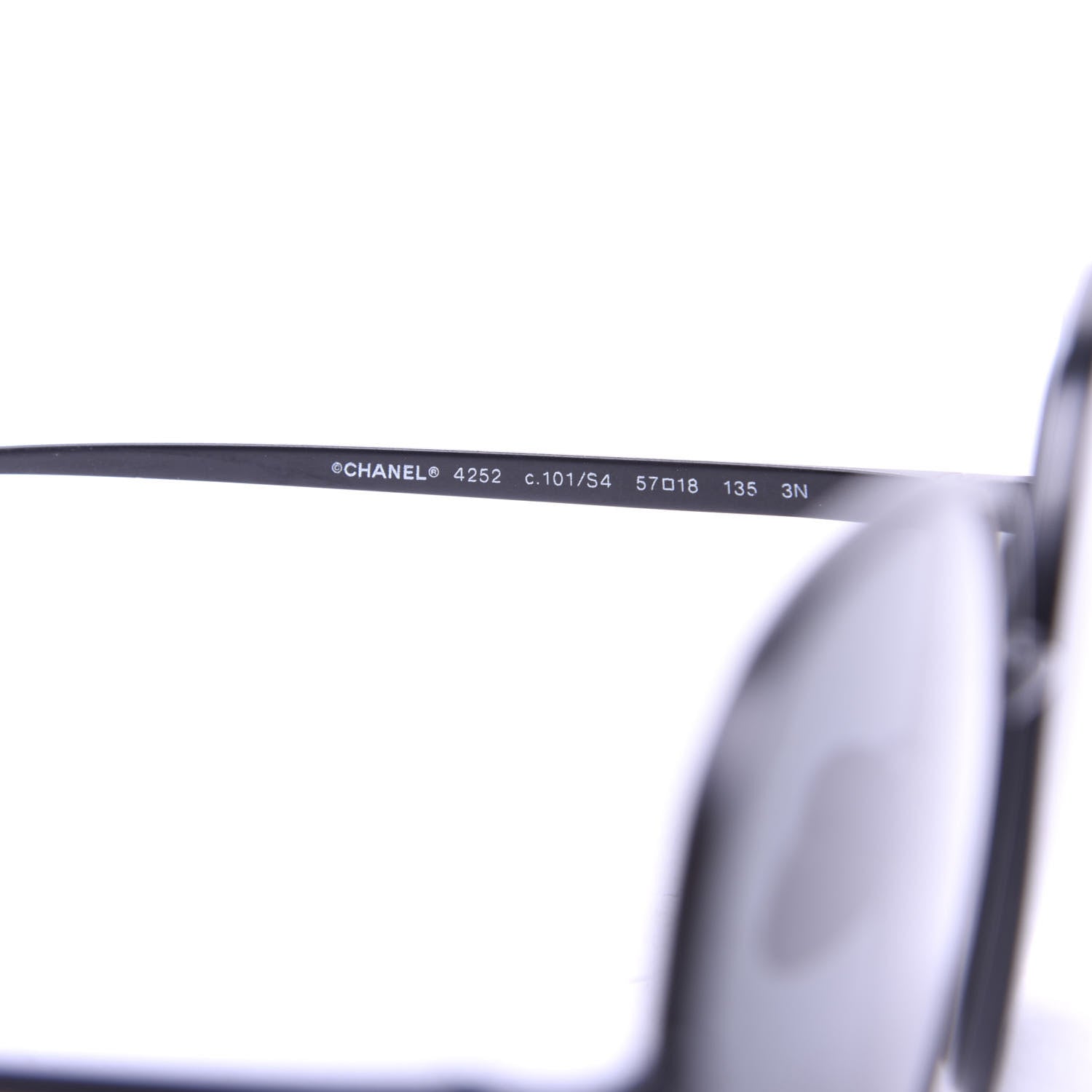 Chanel Square Sunglasses 4252 Black 6 of 7