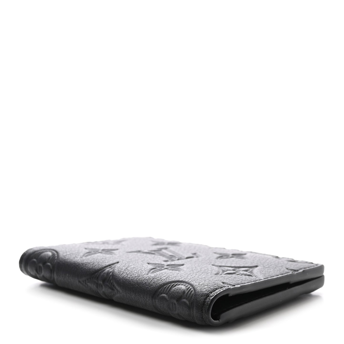 Calfskin Monogram Shadow Pocket Organizer Black