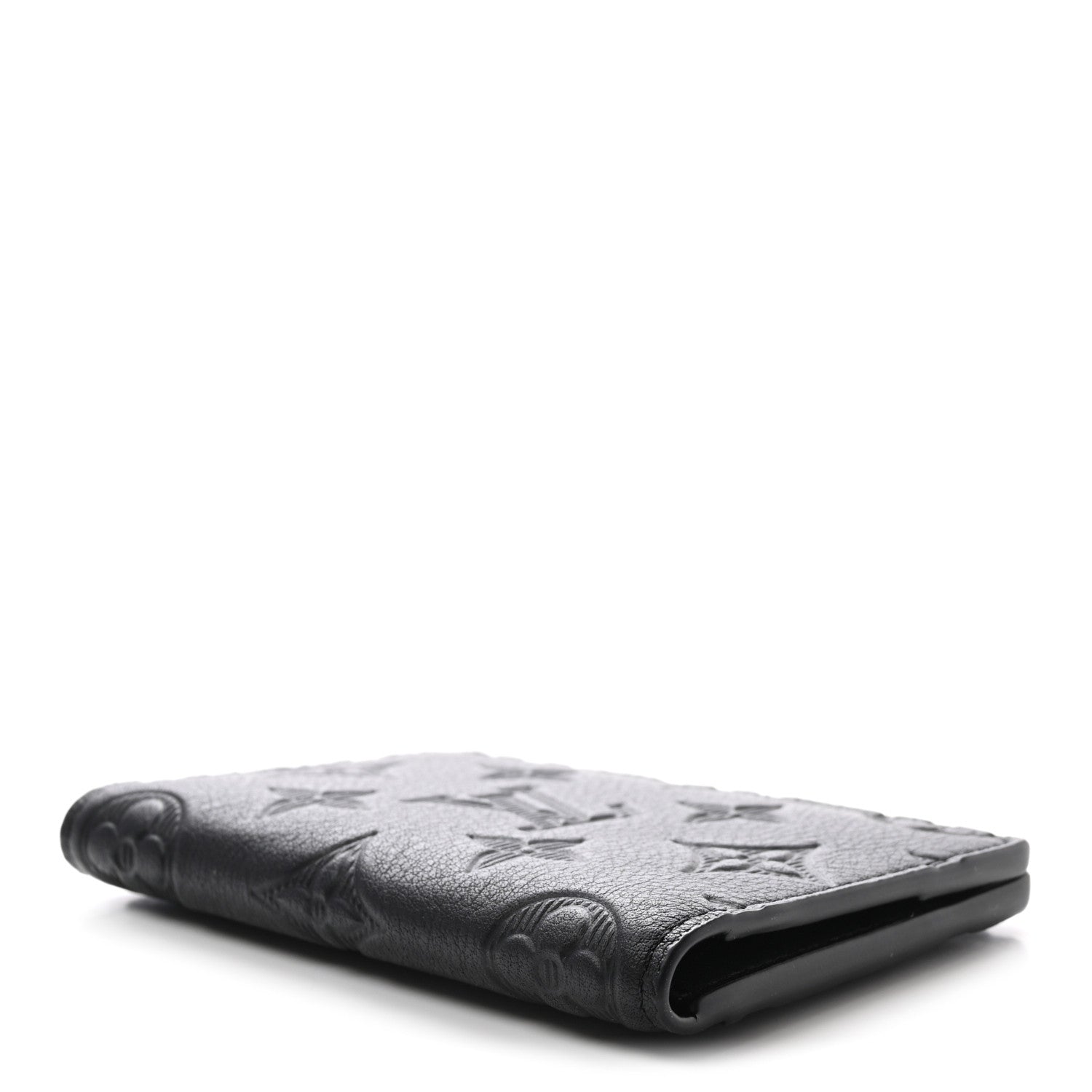Louis Vuitton Calfskin Monogram Shadow Pocket Organizer Black 4 of 7