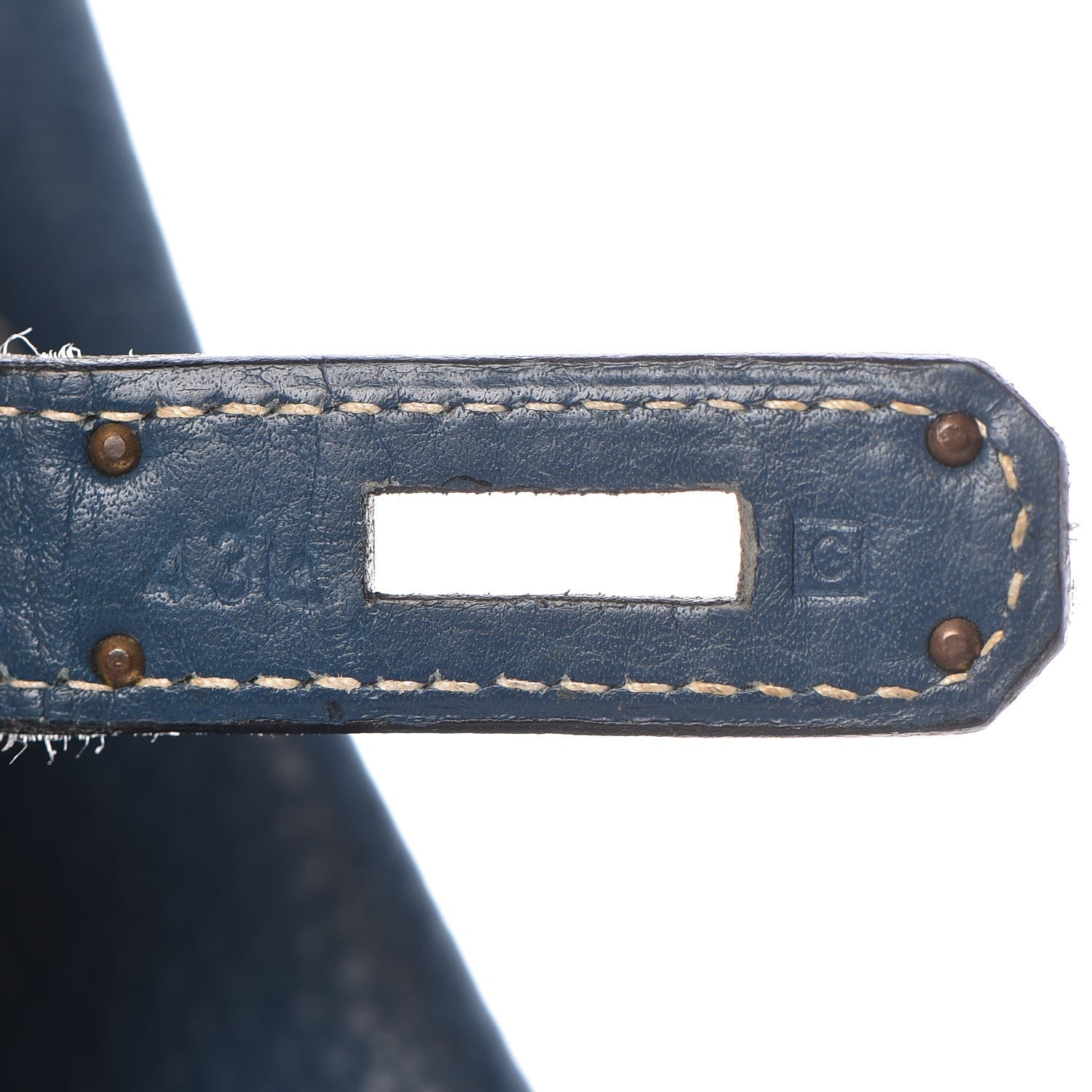 Hermes Taurillon Clemence Birkin 35 Bleu Thalassa 23 of 44