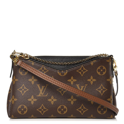 Louis Vuitton Monogram Pallas Clutch Black 1 of 7