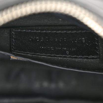 Saint Laurent Lambskin Y Quilted Monogram Loulou Cosmetic Case Asphalt Grey 7 of 7