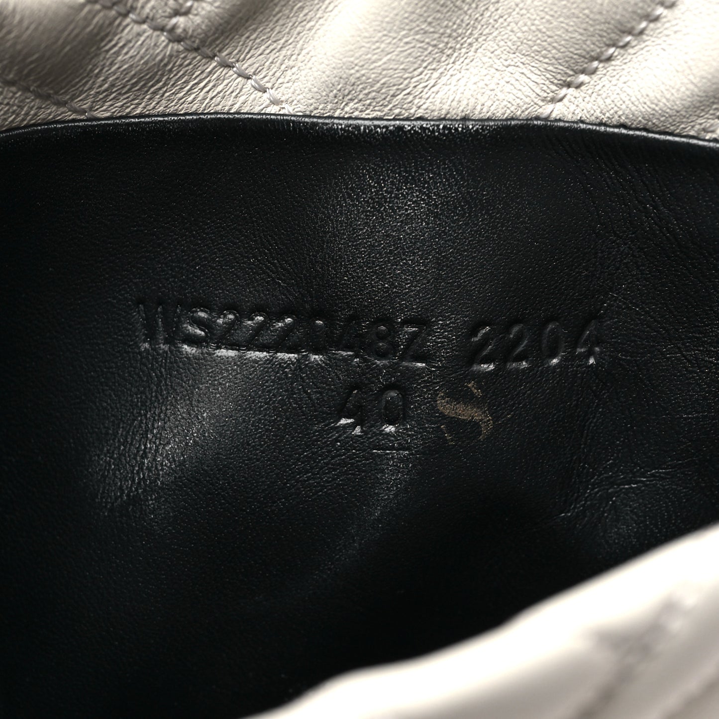 Goatskin Quilted Fuji Boots  40 Beige Glasie