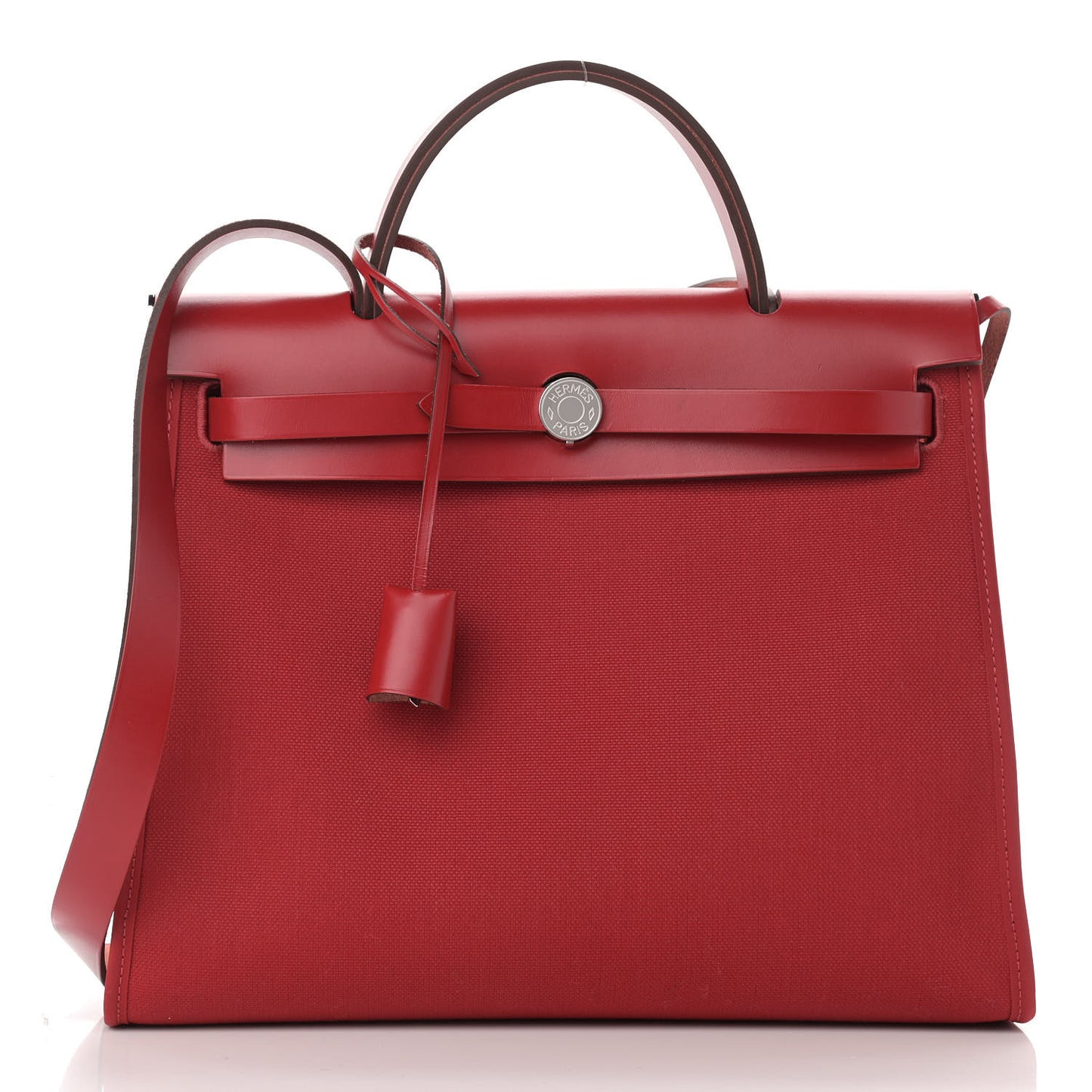 Vache Hunter Toile Herbag Zip 31 PM Rouge Grenat