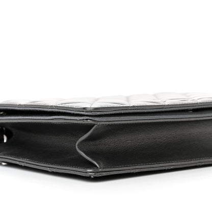 Chanel Metallic Calfskin Quilted Ballerine Flap Silver 9 of 15