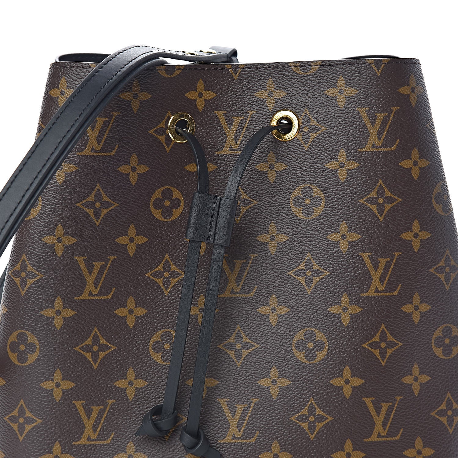 Louis Vuitton Monogram Neonoe MM Black 9 of 9
