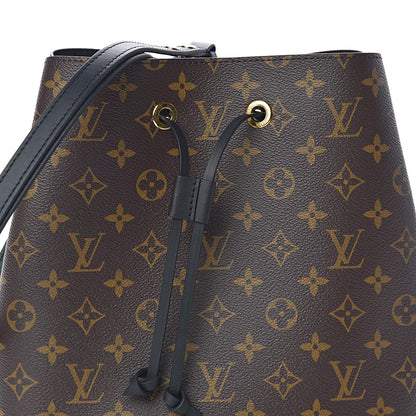 Louis Vuitton Monogram Neonoe MM Black 9 of 9