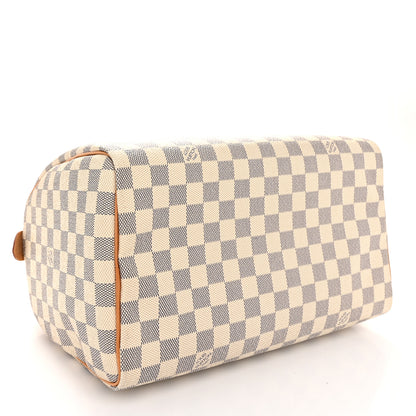 Louis Vuitton Damier Azur Speedy 30 4 of 10