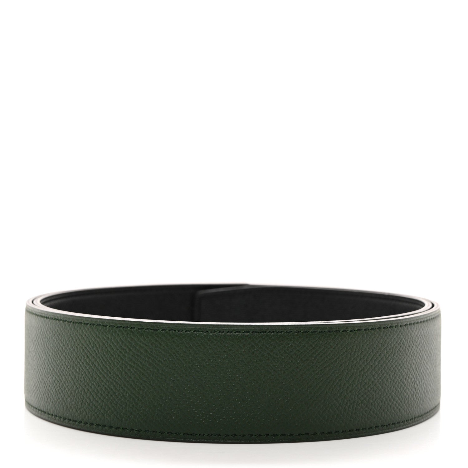 Hermes Epsom 42mm Belt Strap 90 Black Vert Anglais 3 of 10