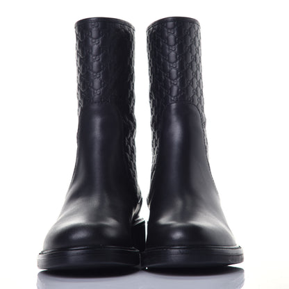 Gucci Soft Microguccissima Zip Boots 35.5 Black 2 of 10