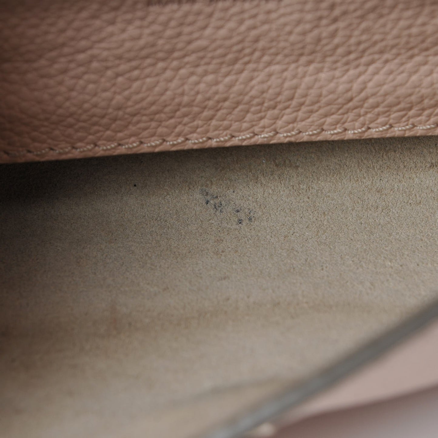 Calfskin Mini Faye Shoulder Bag Cement Pink