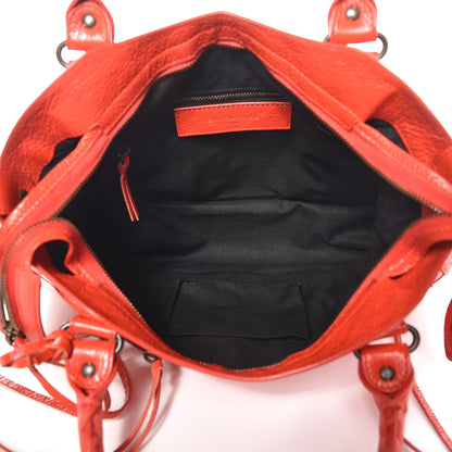 Balenciaga Agneau Classic Hardware Town Rouge Coquelicot Rouge Braise 6 of 10