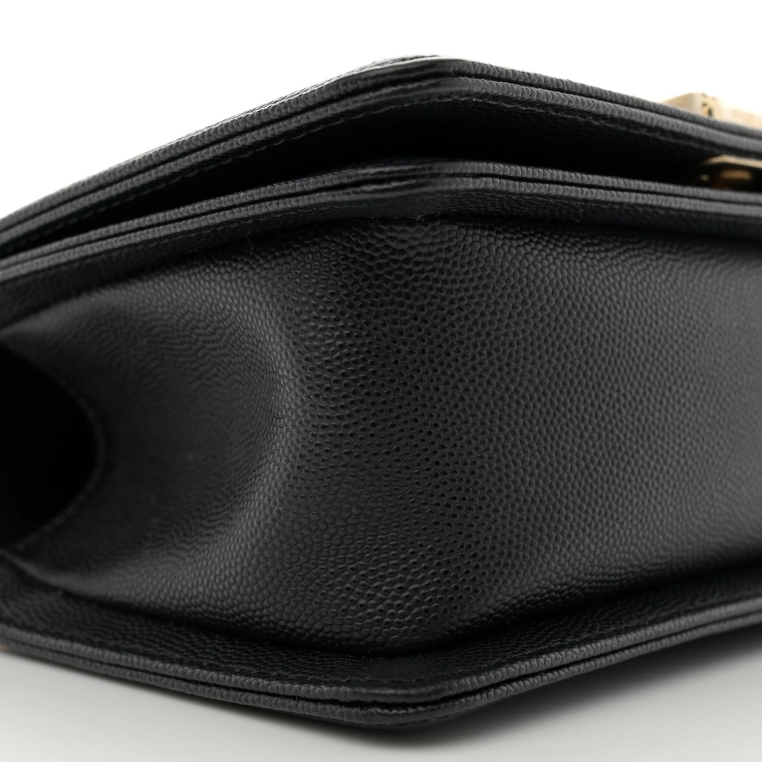 Chanel Caviar Chevron Quilted Small Boy Flap Black 9 of 11