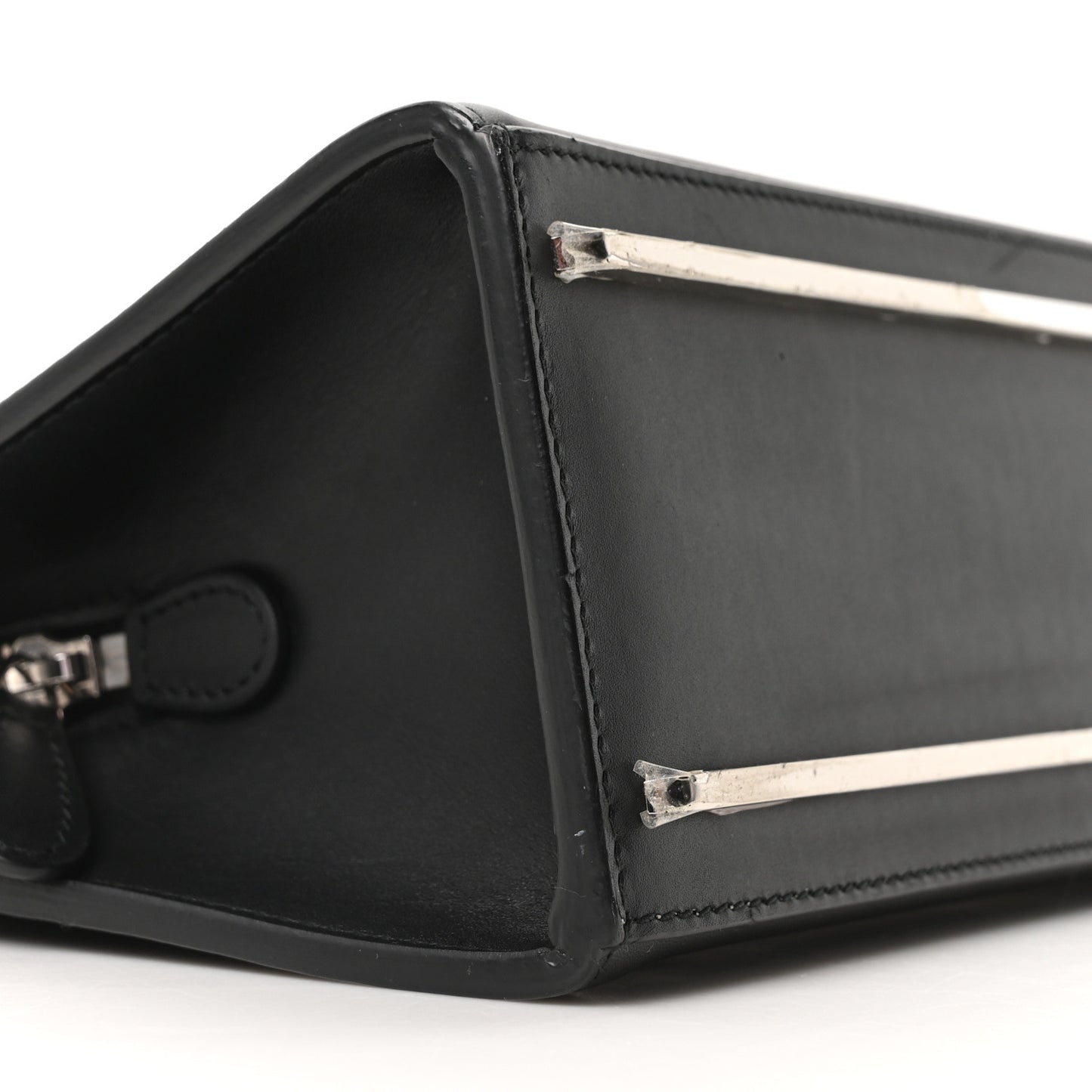 Calfskin Le Dix S Cartable Shoulder Bag Black