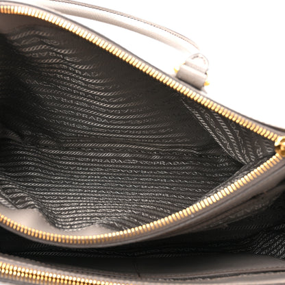 Prada Saffiano Medium Galleria Double Zip Tote  Argilla 5 of 18