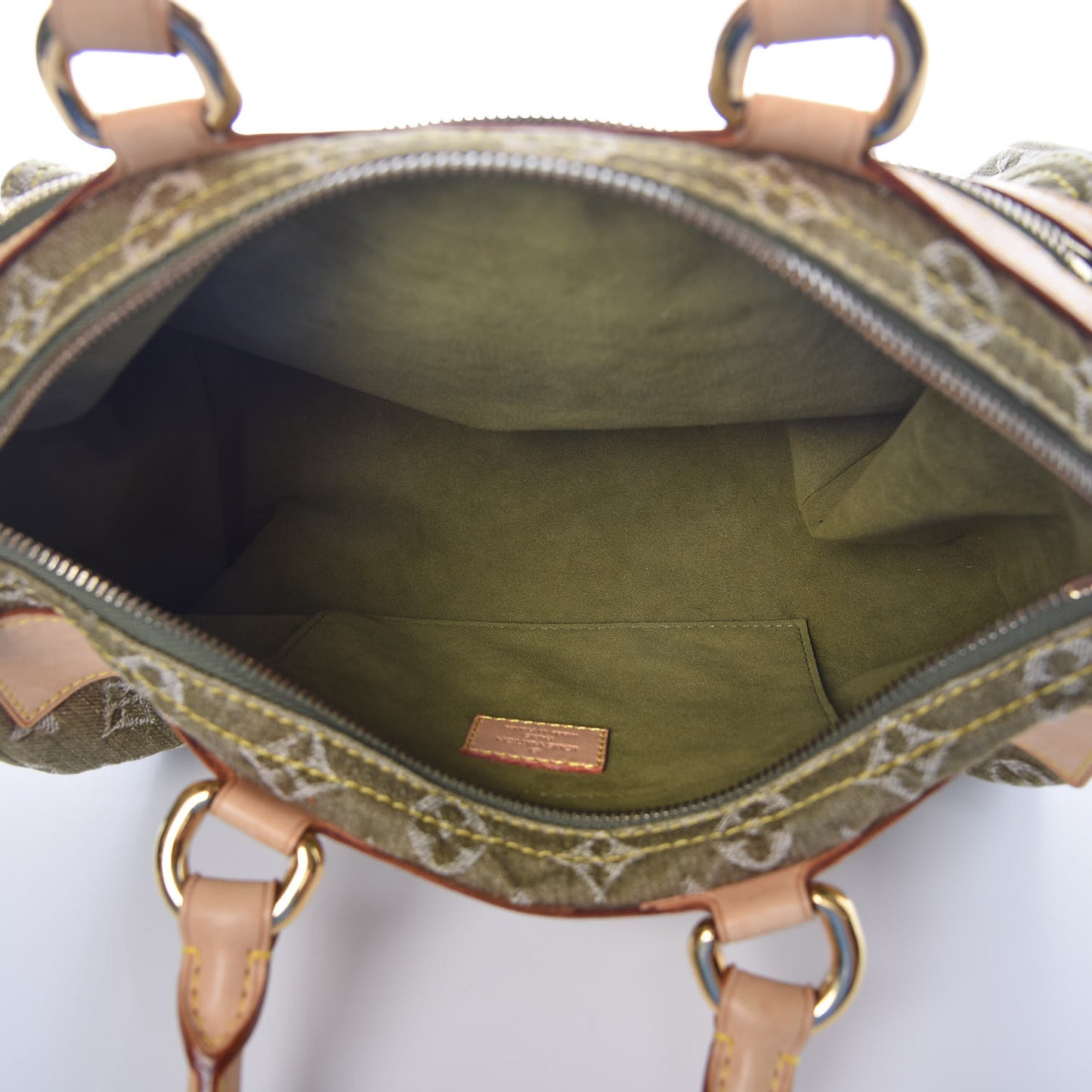 Monogram Denim Neo Speedy Lichen