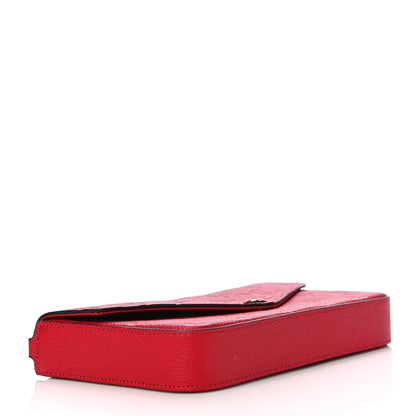 Louis Vuitton Empreinte Pochette Felicie Chain Wallet Scarlet 3 of 10