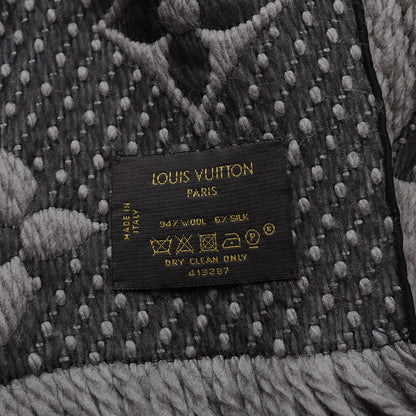 Louis Vuitton Wool Silk Logomania Scarf Verone 4 of 4
