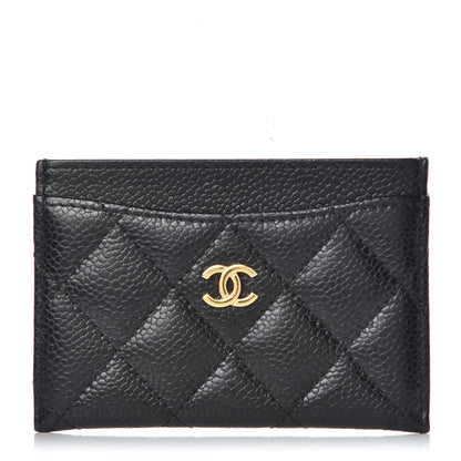 Chanel Caviar Quilted Card Holder Black 1 of 8