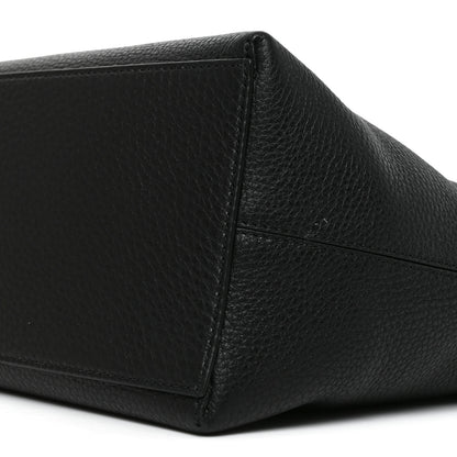 Valentino Garavani Grained Calfskin Rockstud Shoulder Tote Black 9 of 9
