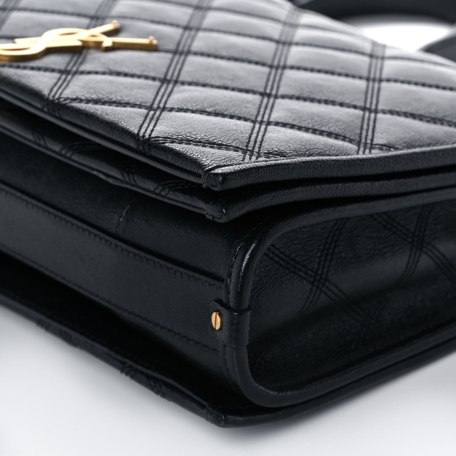 Saint Laurent Lambskin Quilted Small Becky Chain Bag Black 11 of 11