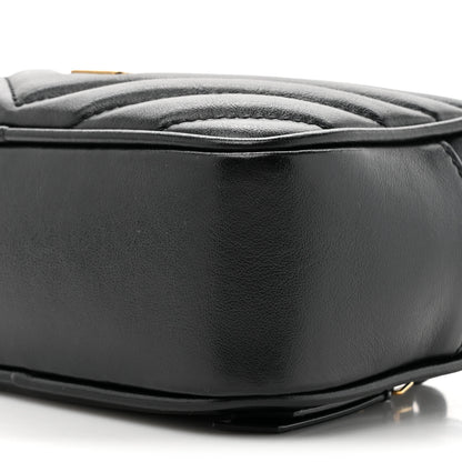 Saint Laurent Calfskin Matelasse Monogram Lou Belt Bag Black 9 of 10