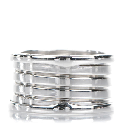 Bulgari 18K White Gold B.Zero1 Four-Band Ring 62 10 1 of 6