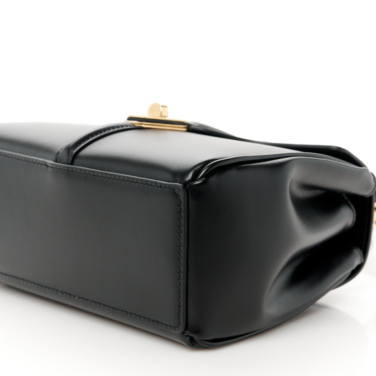 Celine Satinated Calfskin Mini 16 Top Handle Bag Black 11 of 11