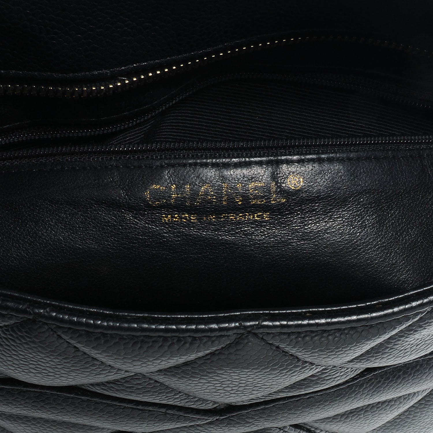 Chanel Caviar Medallion Tote Black 7 of 7