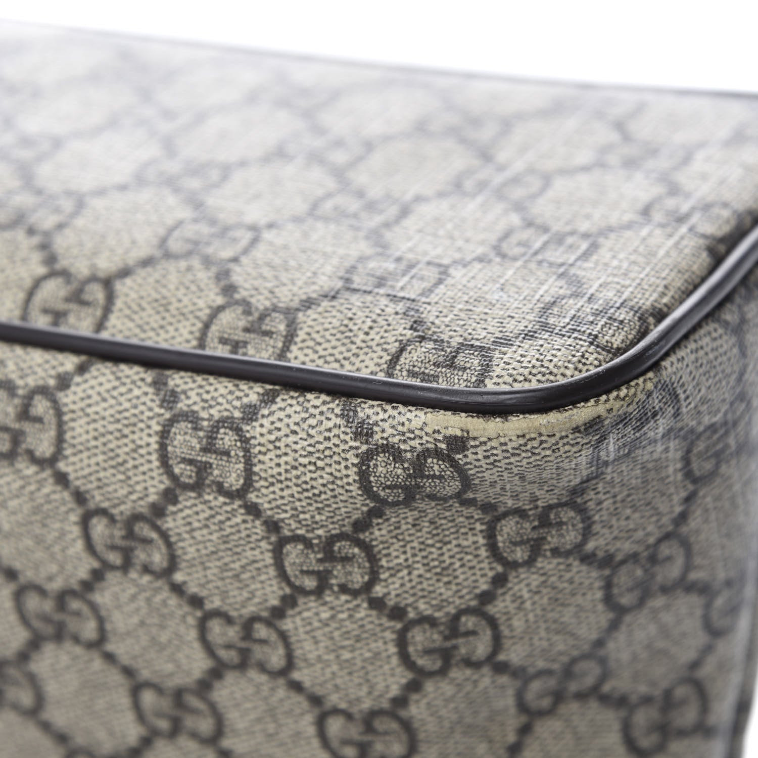 Gucci GG Supreme Monogram Small Zippered Tote Dark Brown 13 of 16