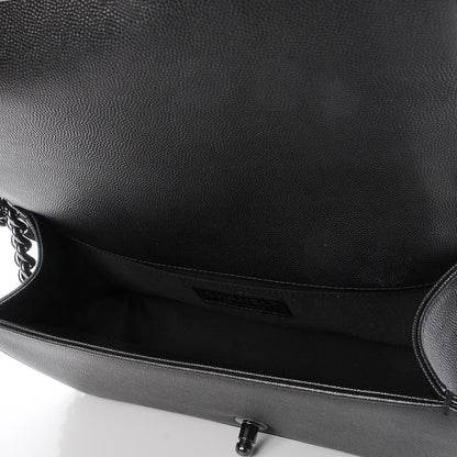 Chanel Caviar Quilted Medium Boy Flap So Black 6 of 9