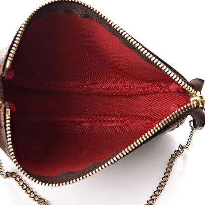 Louis Vuitton Damier Ebene Mini Pochette Accessories 5 of 10