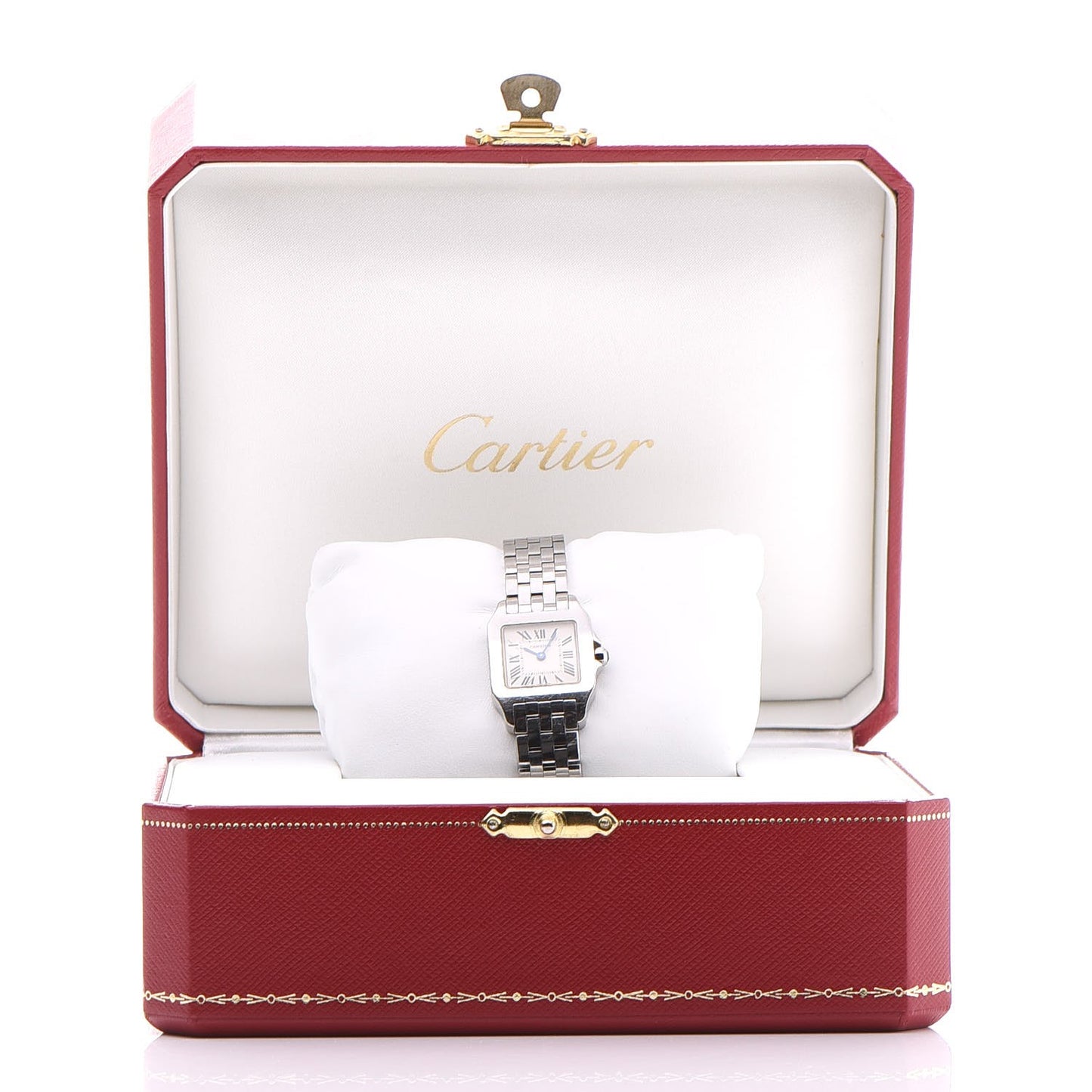 Stainless Steel 20mm Santos Demoiselle Quartz Watch