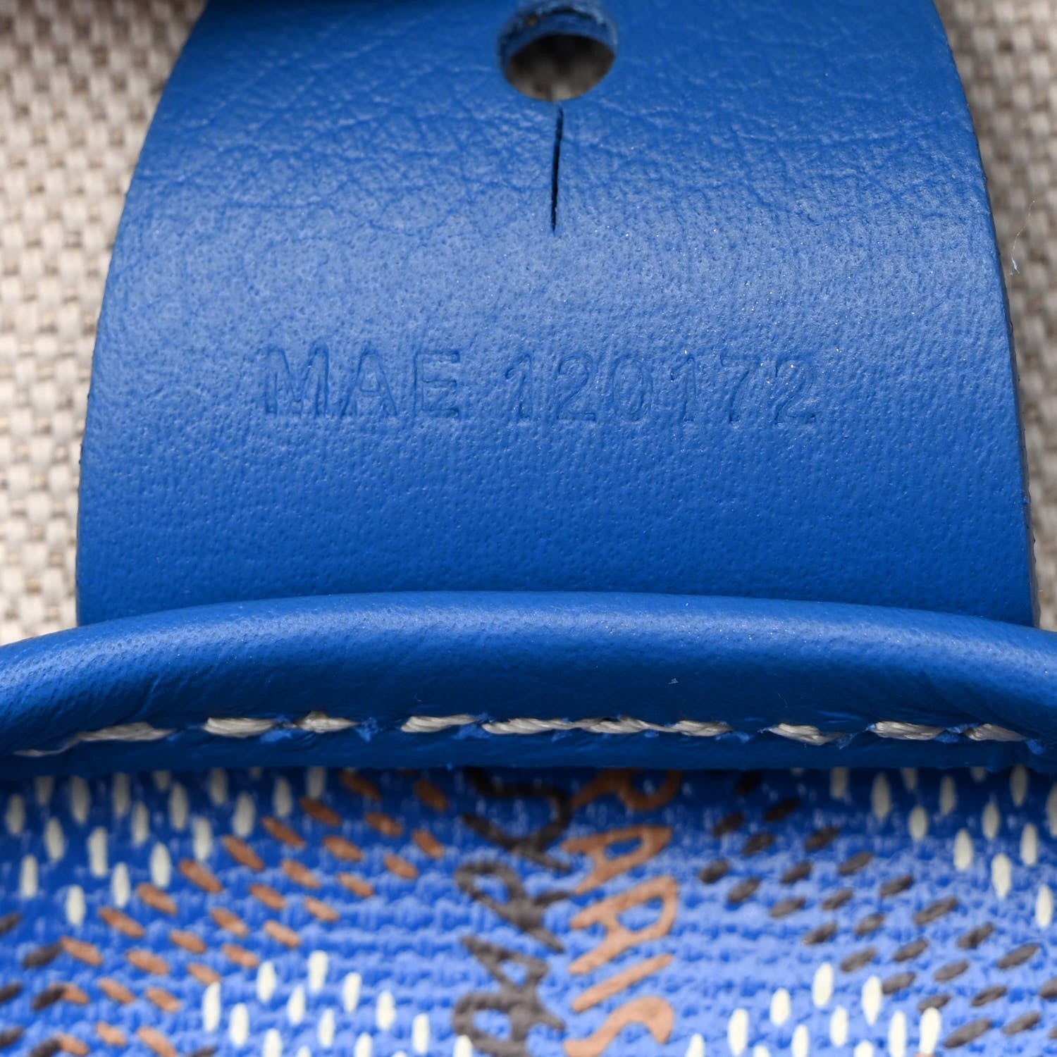 Goyard Goyardine Artois MM Blue 7 of 10