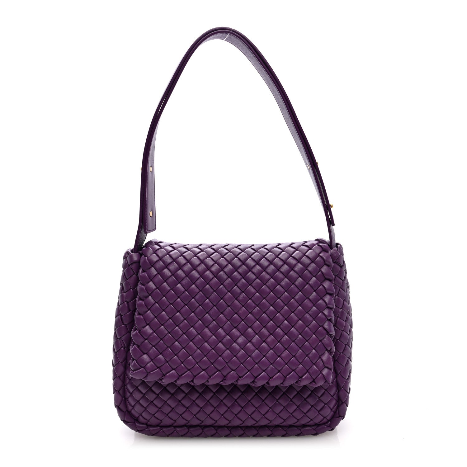 Bottega Veneta Nappa Intrecciato Small Cobble Messenger Bag Monalisa 1 of 10