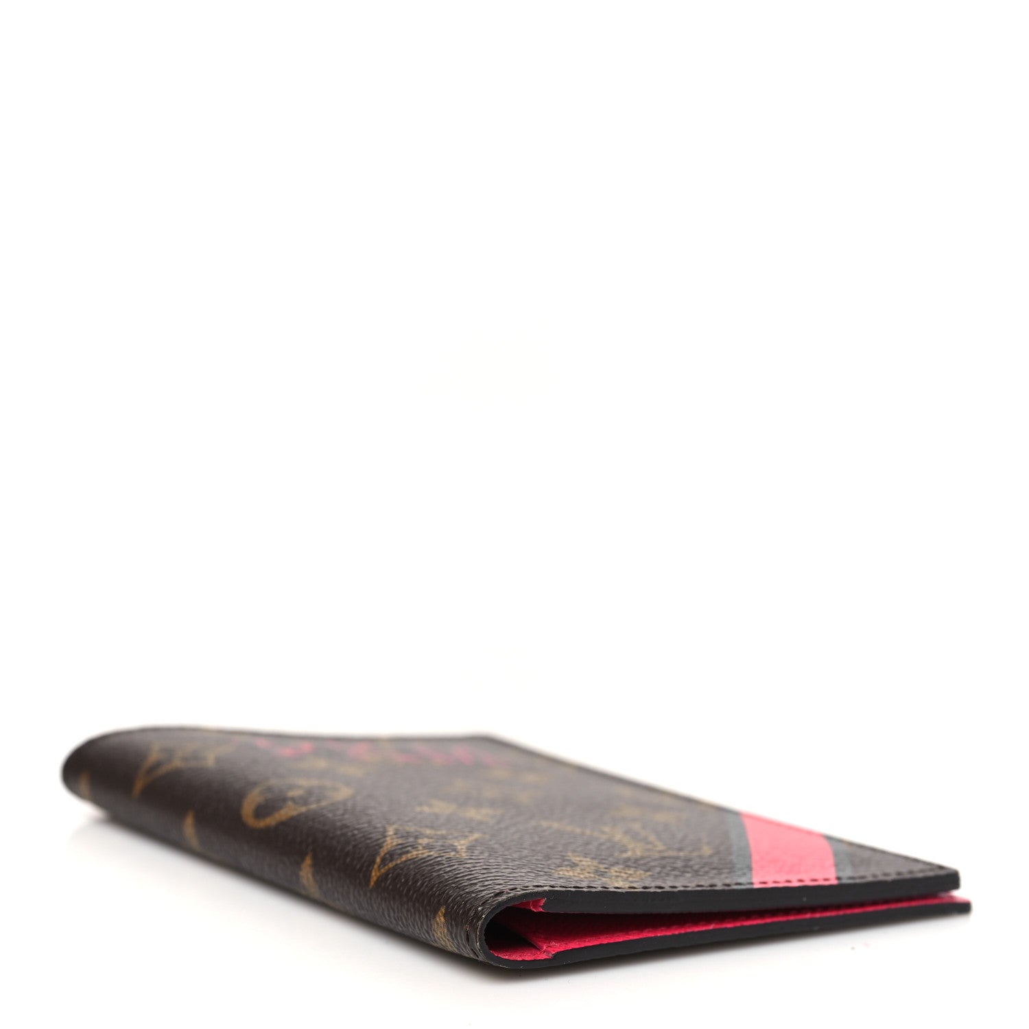 Louis Vuitton Monogram My LV Heritage Passport Cover Fuchsia Black 4 of 8
