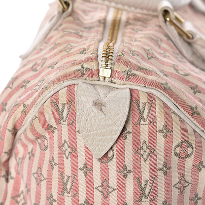 Louis Vuitton Mini Lin Croisette Speedy 30 Rouge 6 of 19