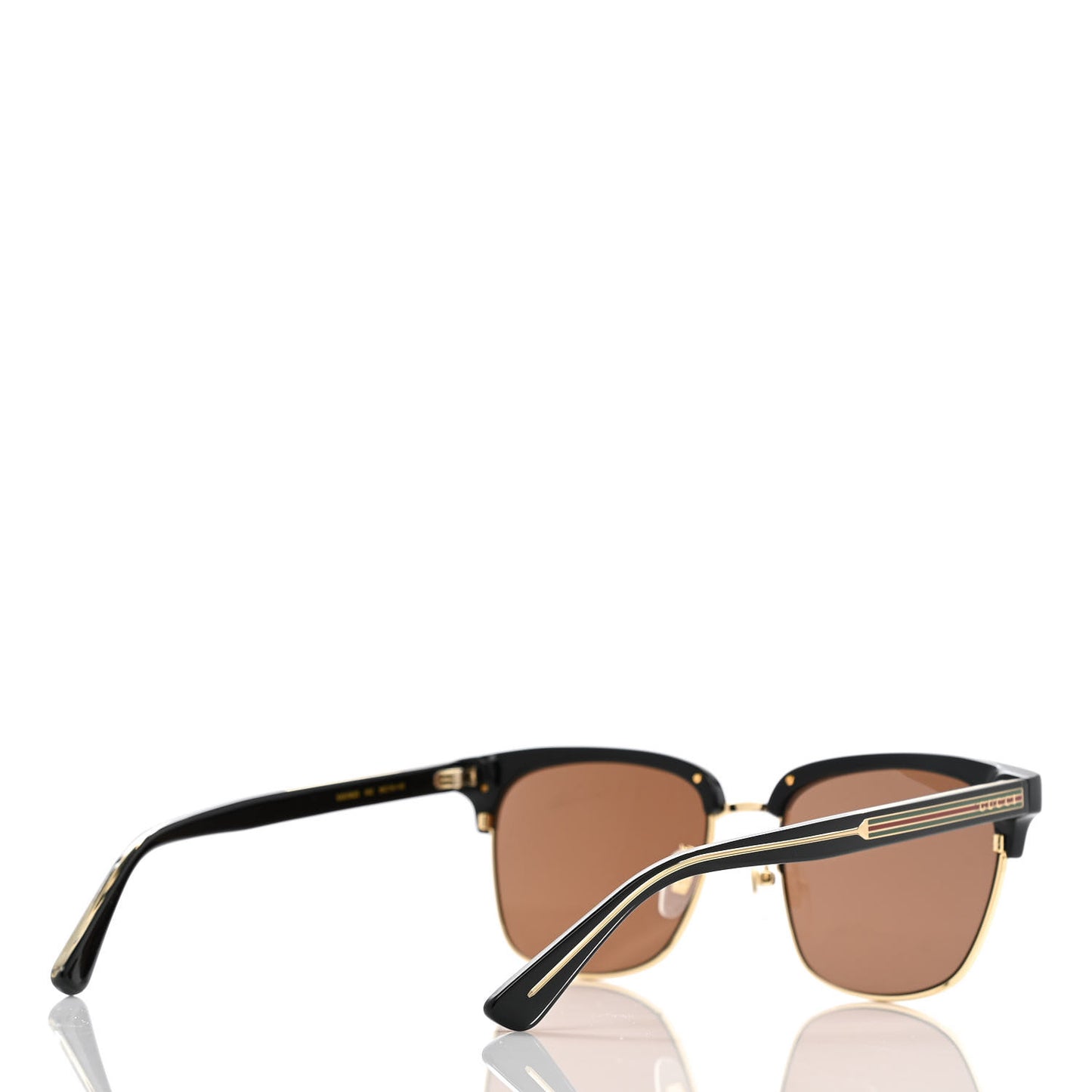 Acetate Square Frame Web Sunglasses GG0382S