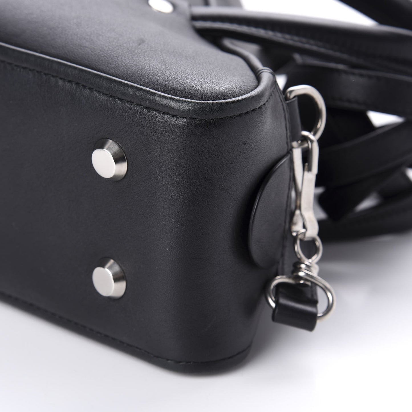Calfskin S Triangle Duffle Black