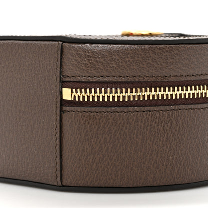 Gucci GG Supreme Monogram Top Handle Web Mini Ophidia Round Shoulder Bag Brown 9 of 10