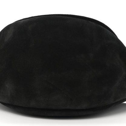 The Row Suede Small Slouchy Banana Bag Black 9 of 12