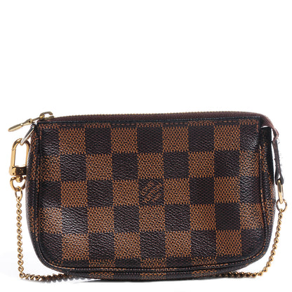 Louis Vuitton Damier Ebene Mini Pochette Accessories 1 of 7